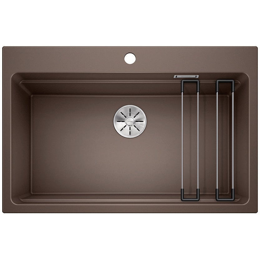 BLANCO ETAGON 8 Silgranit PuraDur Kawowy, InFino, szyny - Frapeti