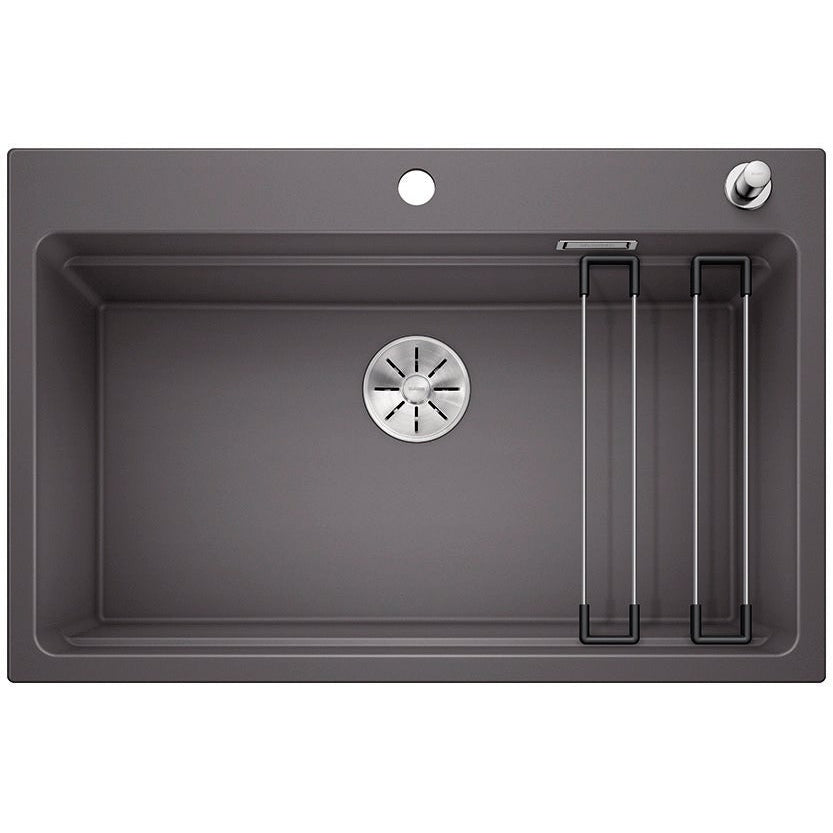 BLANCO ETAGON 8 Silgranit PuraDur Szarość skały, korek auto., InFino, szyny - Frapeti