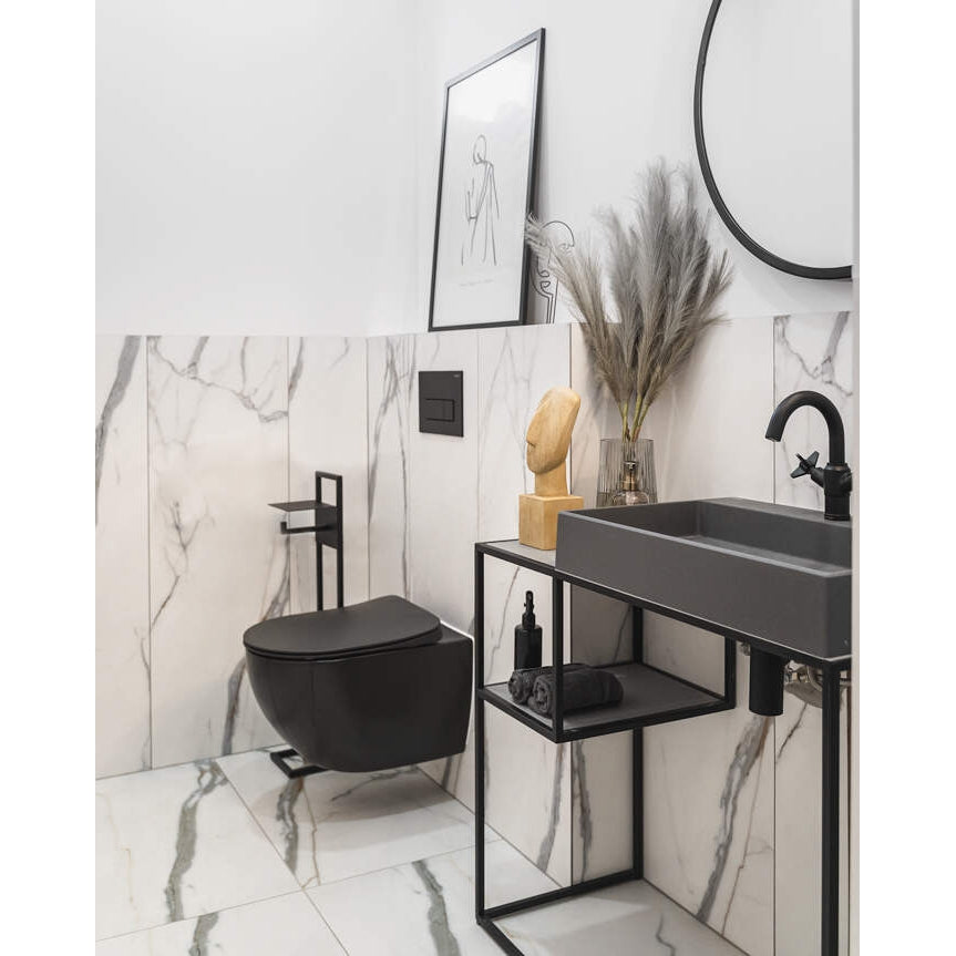 Zestaw WC podtynkowy 6 w 1 Deante Peonia Zero CDENNZPW 6