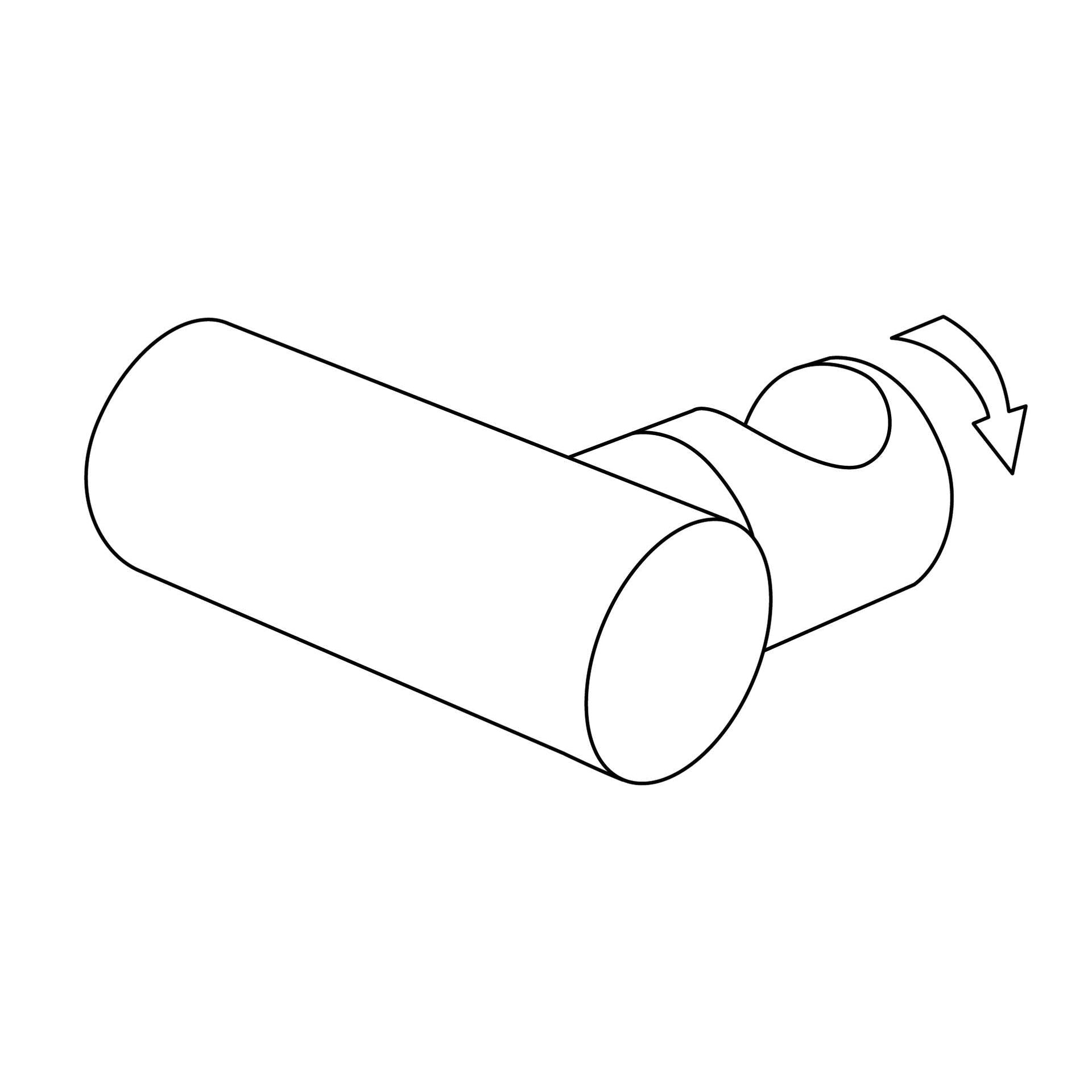 Uchwyt punktowy słuchawki mosiężny Deante Round ANR_021U 2