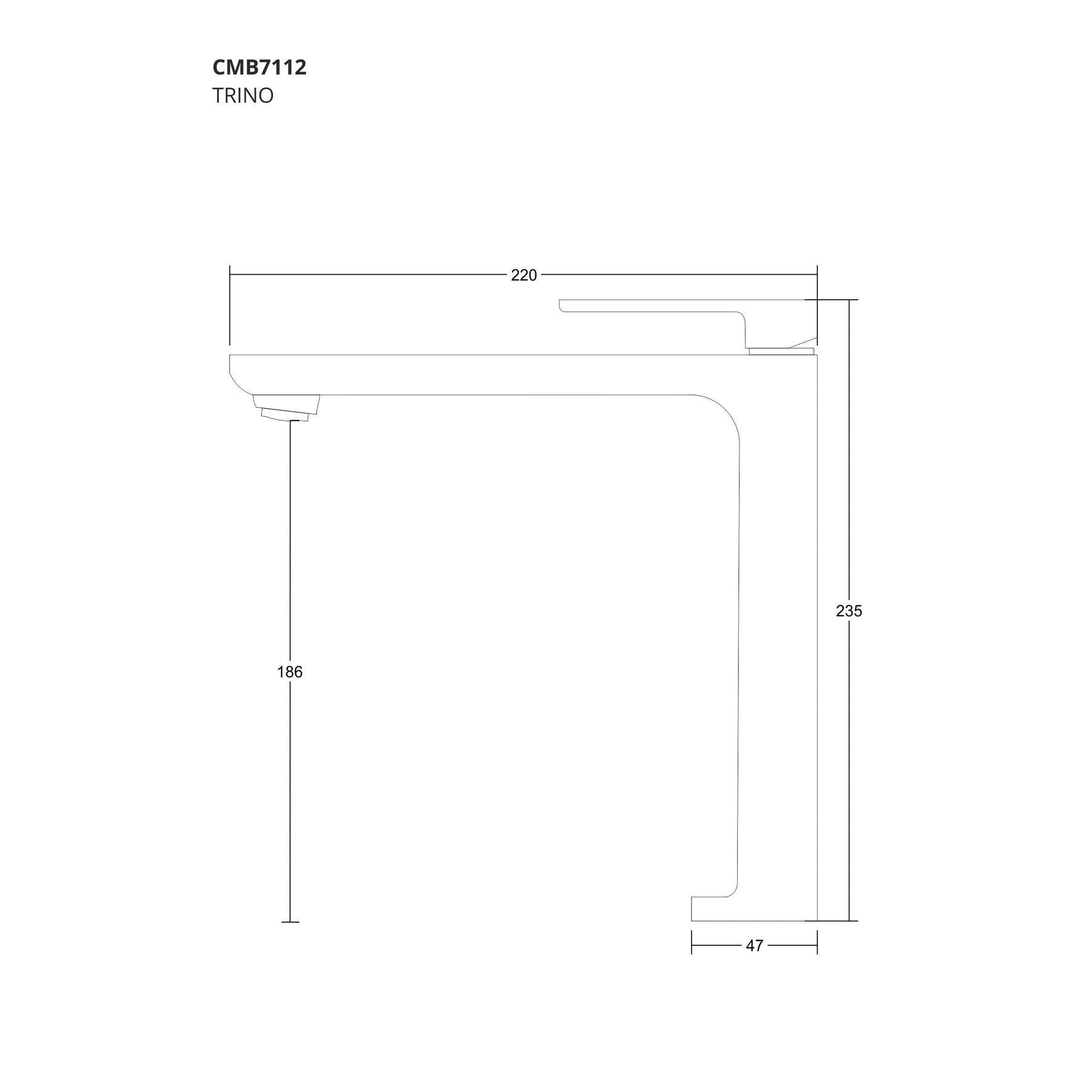 Bateria umywalkowa Corsan CMB7112 Trino
