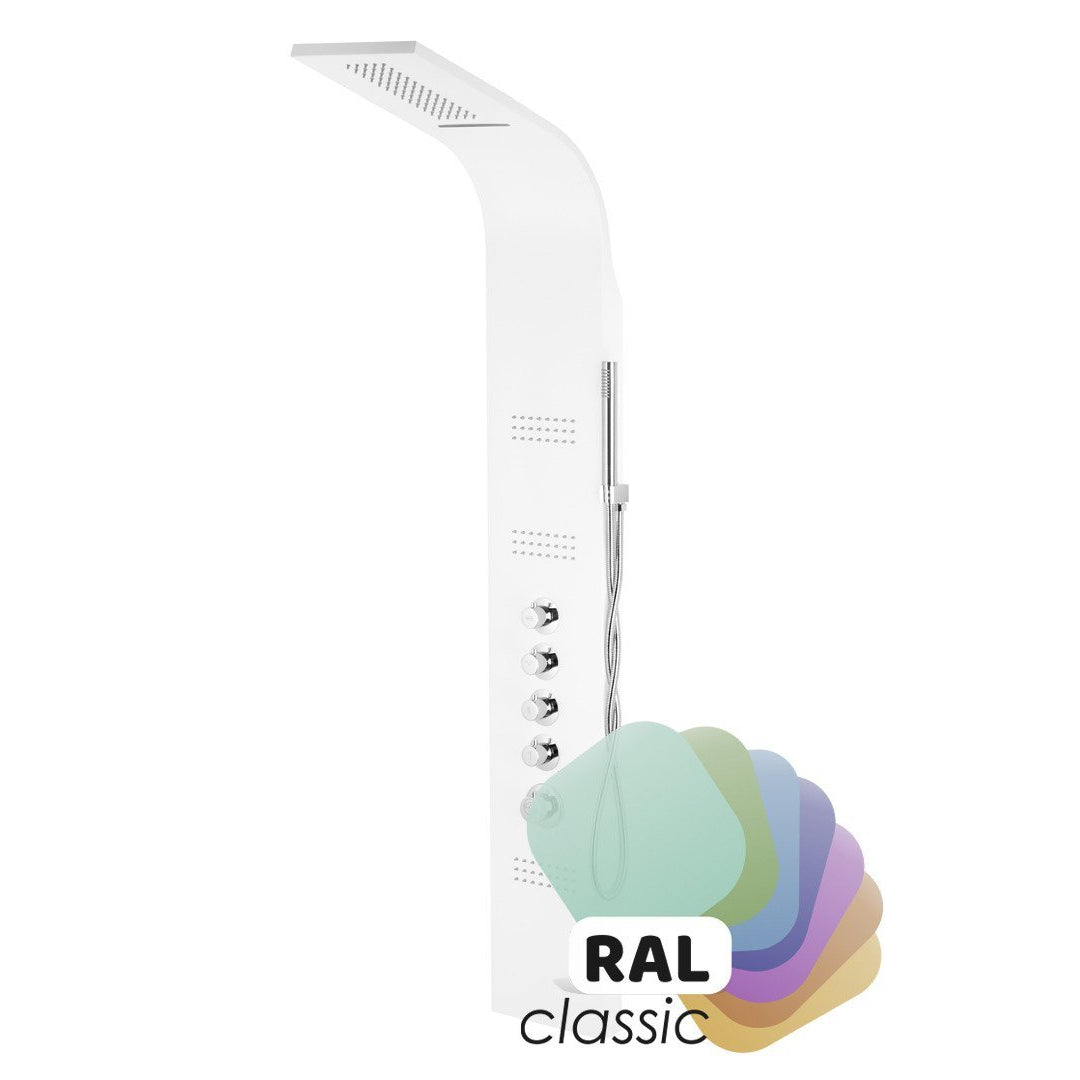 Panel prysznicowy Corsan Akoja A025 z opcją wylewki