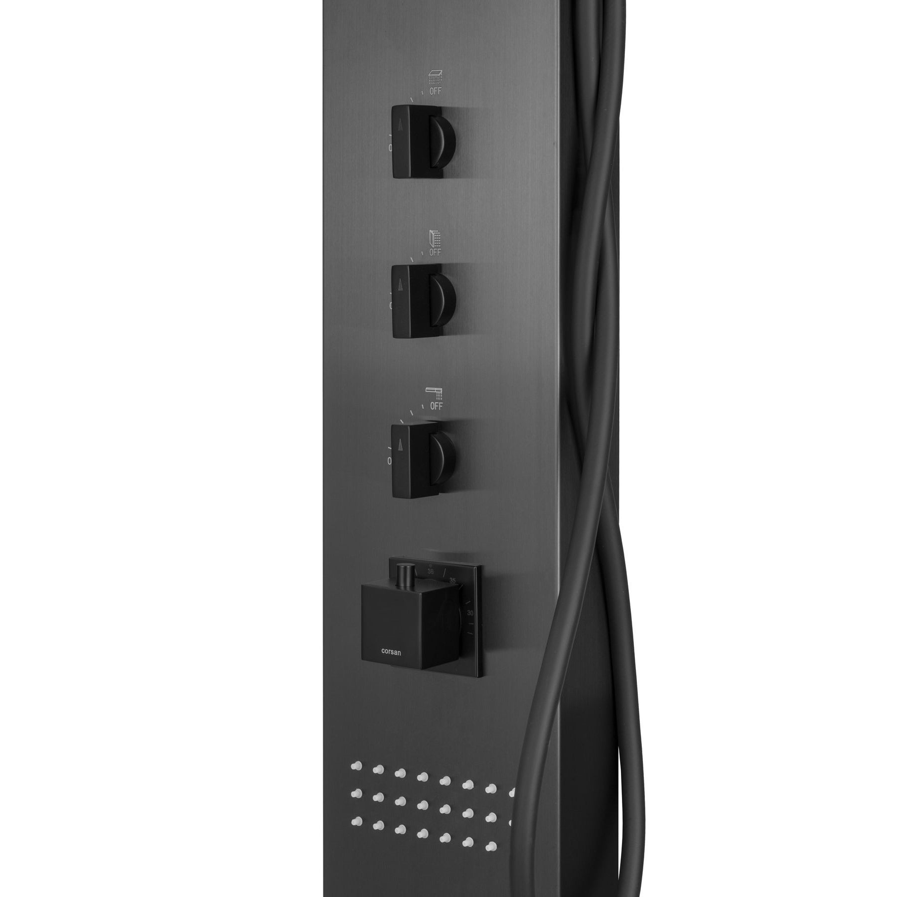 Panel prysznicowy Corsan Neo S060 z termostatem z opcją wylewki