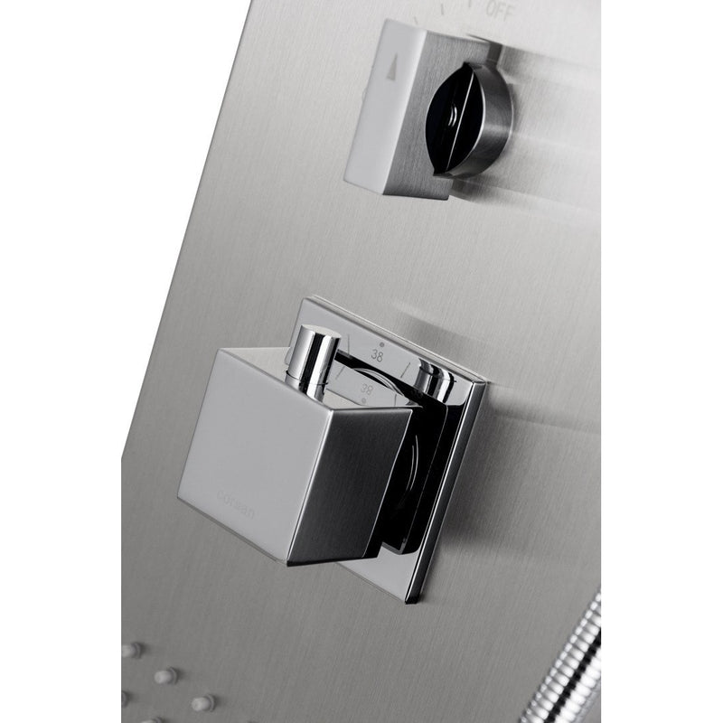 Panel prysznicowy Corsan Neo S060 z termostatem z opcją wylewki