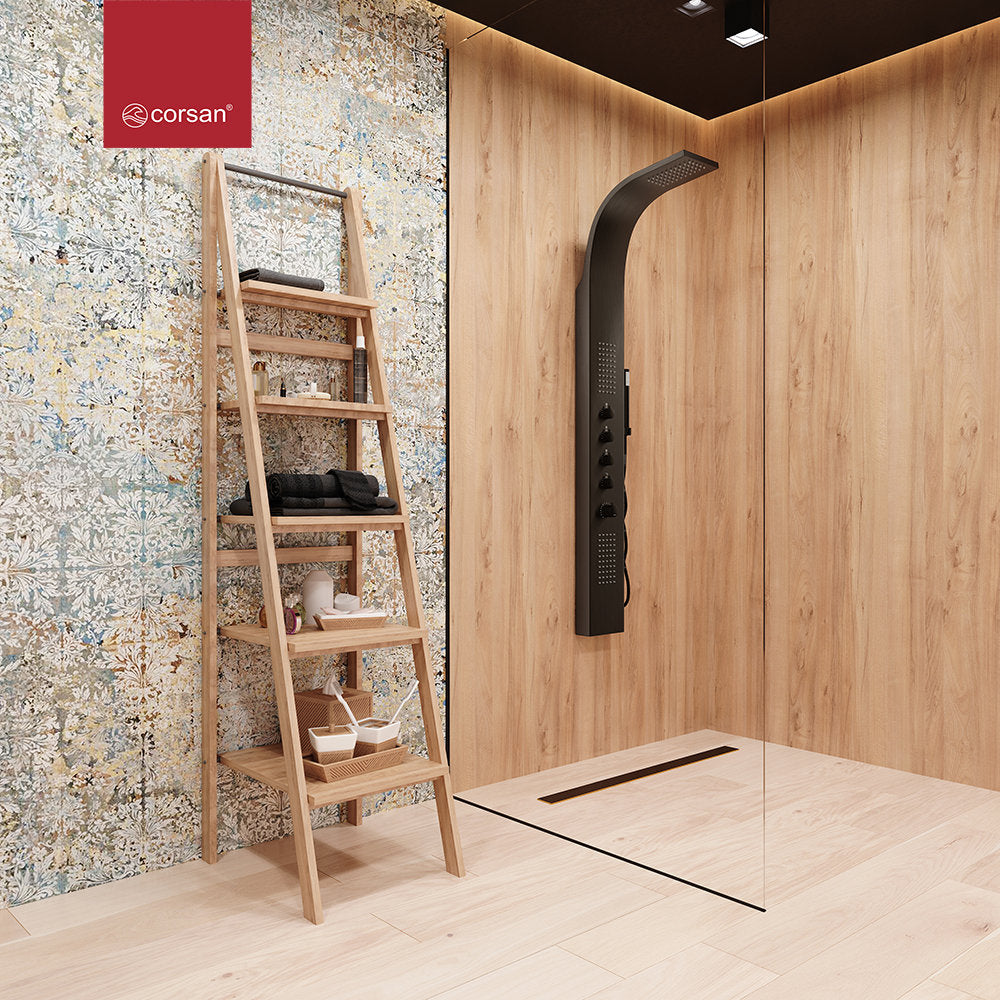 Panel prysznicowy Corsan Samsara S003 z termostatem i opcją wylewki