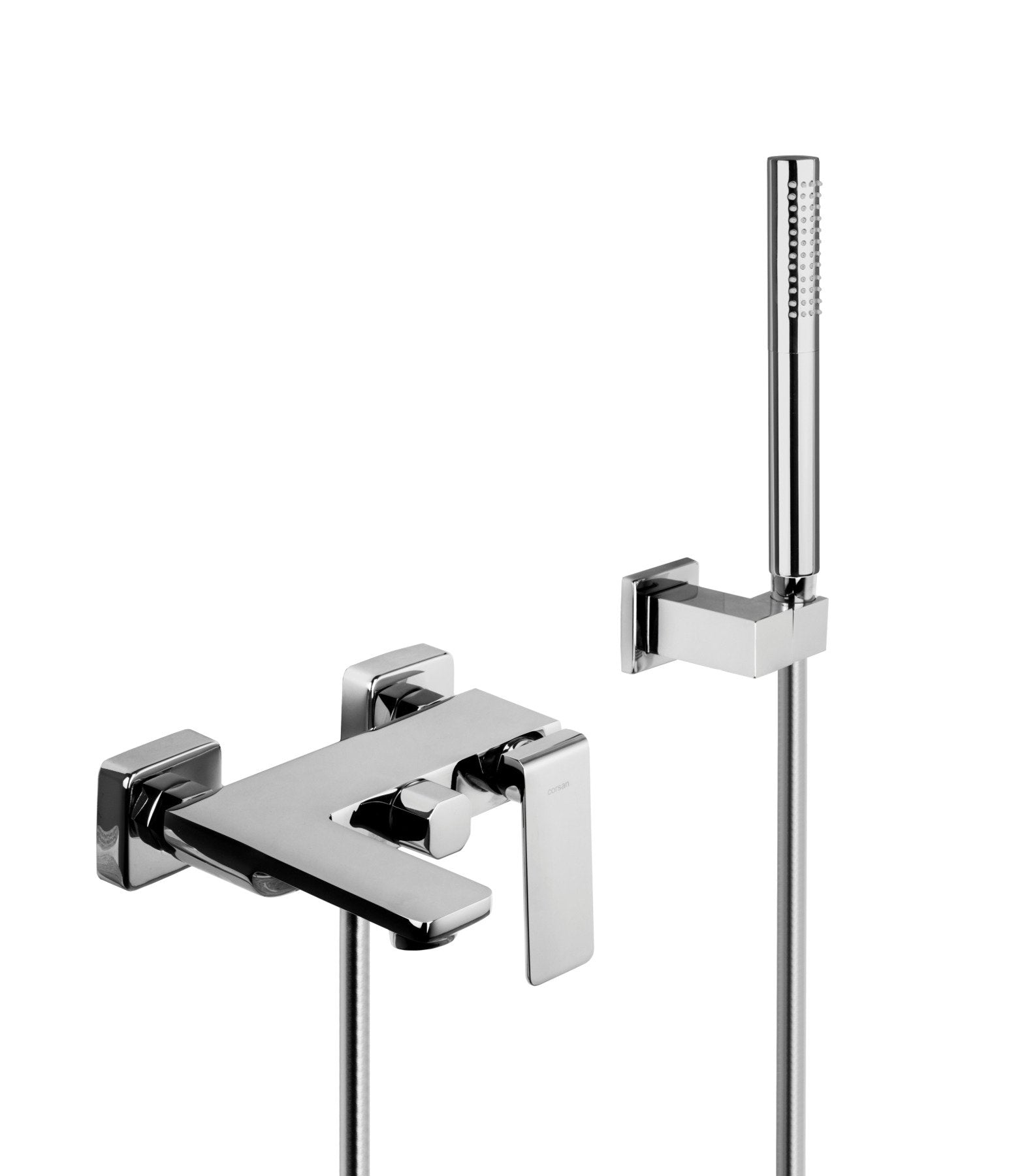 Zestaw wannowo-prysznicowy Corsan Trino CMZ055 / CMZ056