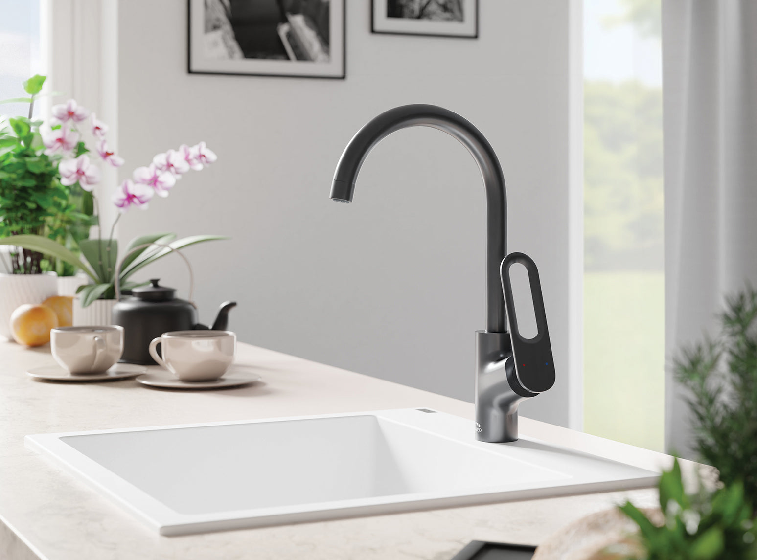 Bateria kuchenna stojąca Laveo Tierra