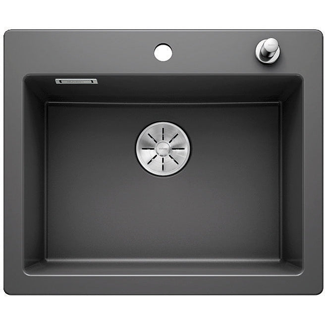 BLANCO PALONA 6 Ceramika PuraPlus Bazaltowy, korek auto., InFino - Frapeti