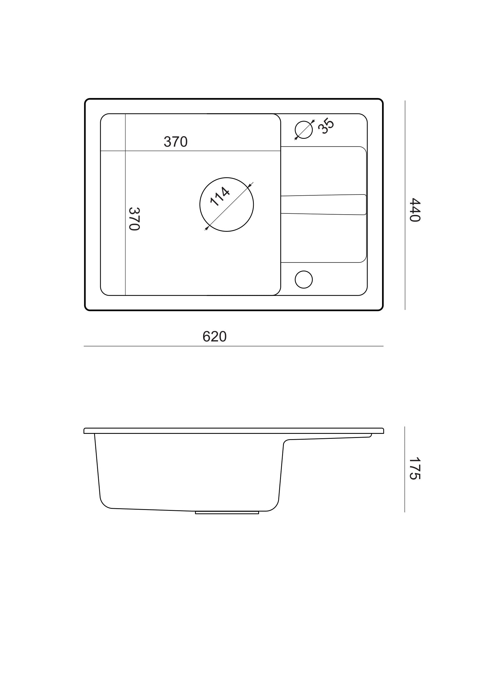 Zestaw zlewozmywak granitowy Quadron GO-SMART CZARNY bateria syfon manualny z zaślepką