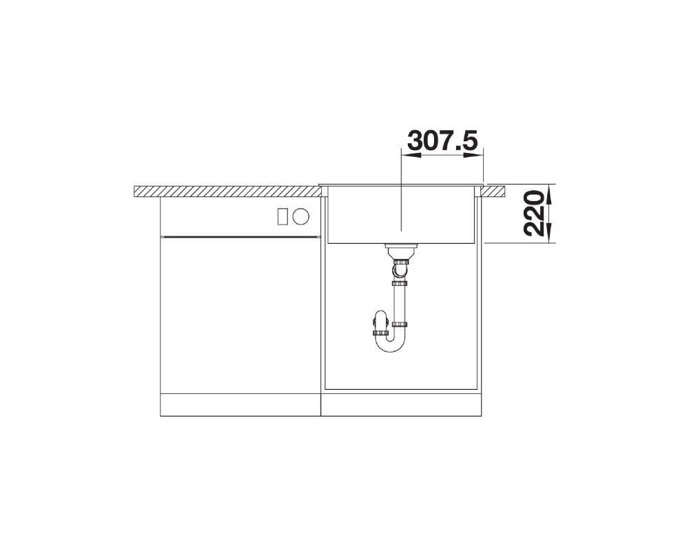 Zlewozmywak granitowy Blanco Pleon 6 521683