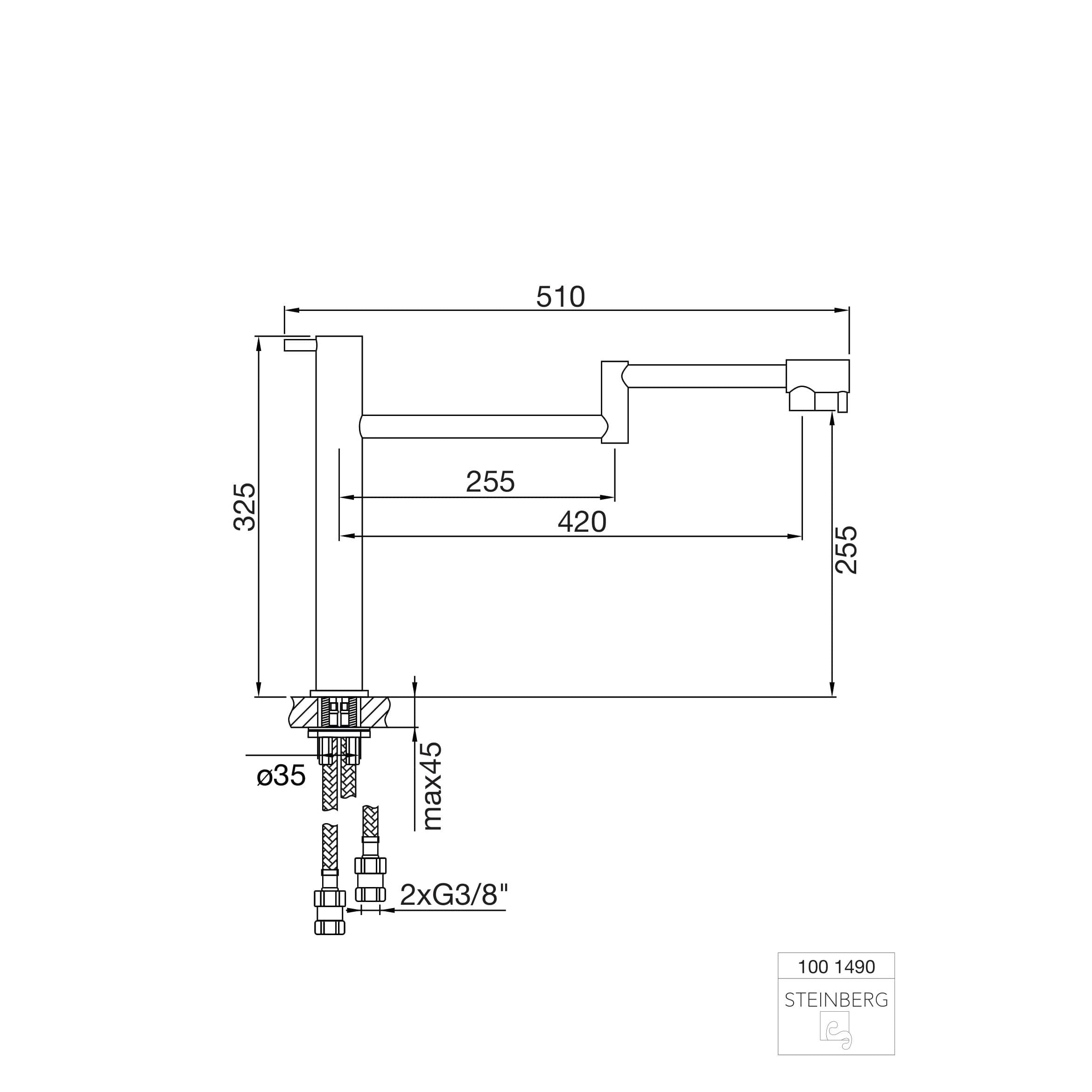 Bateria kuchenna Steinberg Seria 100 1490