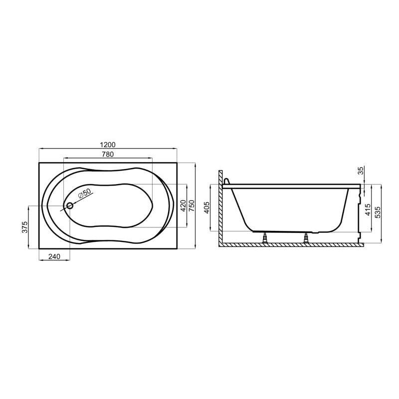 Wanna 120x75 GRACJA