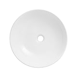 Wolnostojąca umywalka nablatowa Corsan 649988 okrągła biała 41,5 x 41,5 x 13,5 cm - Frapeti