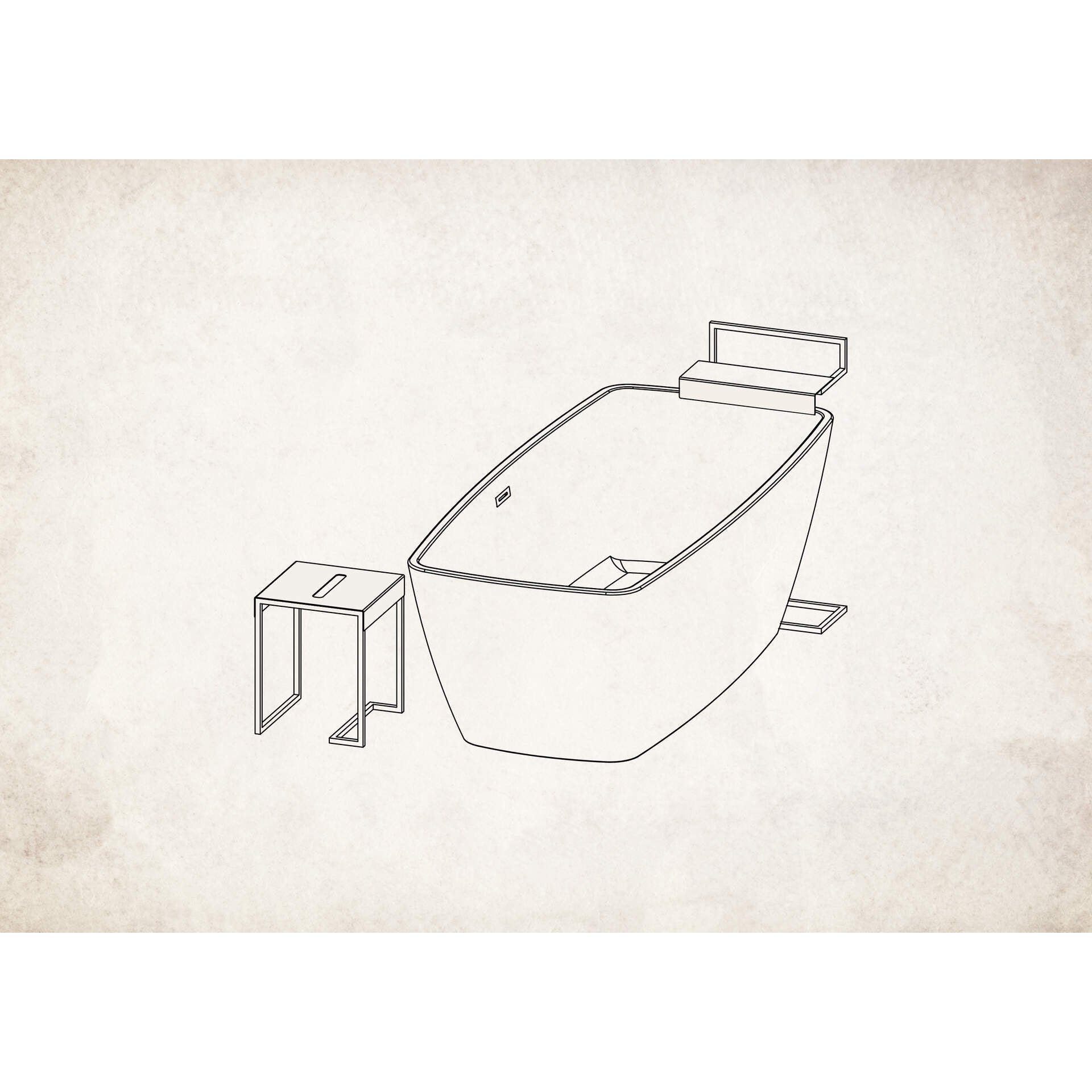 Taboret - stolik łazienkowy Deante Mokko ADM_N51T 6