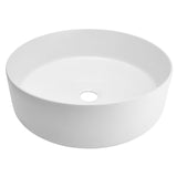 Wolnostojąca umywalka nablatowa Corsan 649940 okrągła biała 40,5 x 40,5 x 13 cm - Frapeti