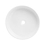 Wolnostojąca umywalka nablatowa Corsan 649940 okrągła biała 40,5 x 40,5 x 13 cm - Frapeti