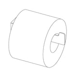 Uchwyt na papier toaletowy ścienny Deante Mokko ADM_A211 2