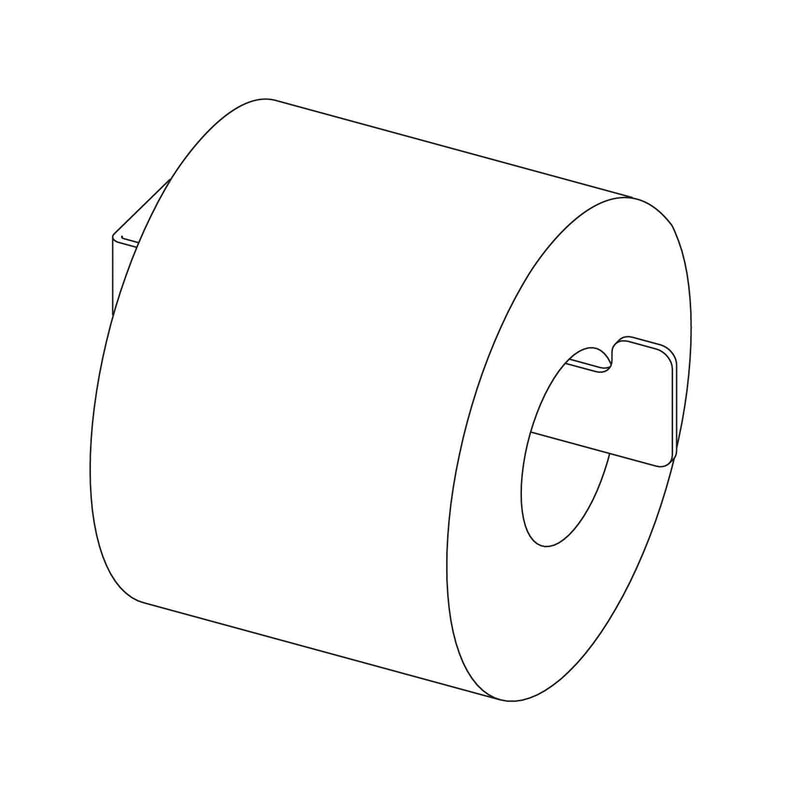 Uchwyt na papier toaletowy ścienny Deante Mokko ADM_N211 2