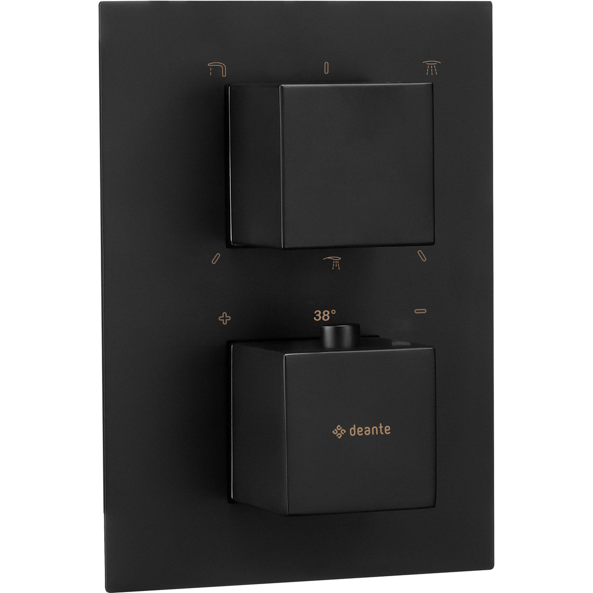 Element zewnętrzny do BOXa termostatycznego Deante Box BXY_NEAT - nero