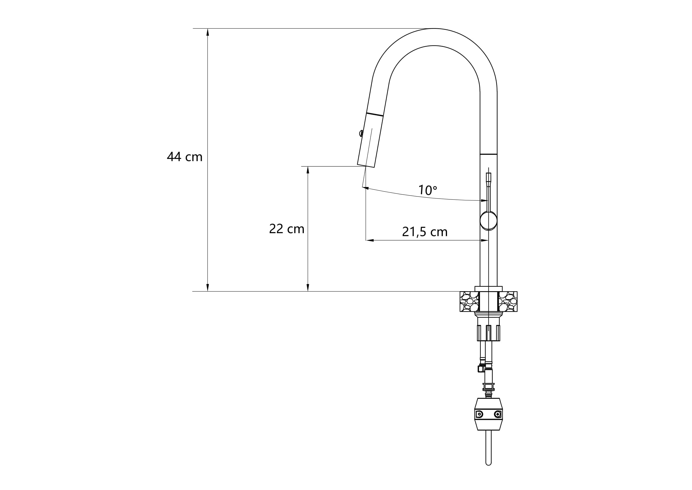 Bateria kuchenna Quadron FELICITY T LINE SteelQ graphite metal