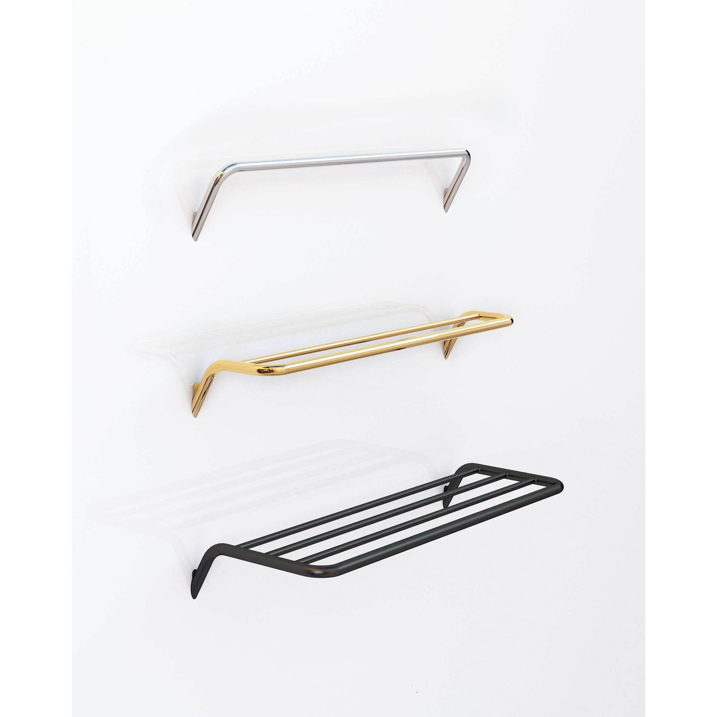 Wieszak na ręcznik podwójny - ścienny Deante Silia ADI_Z631 4