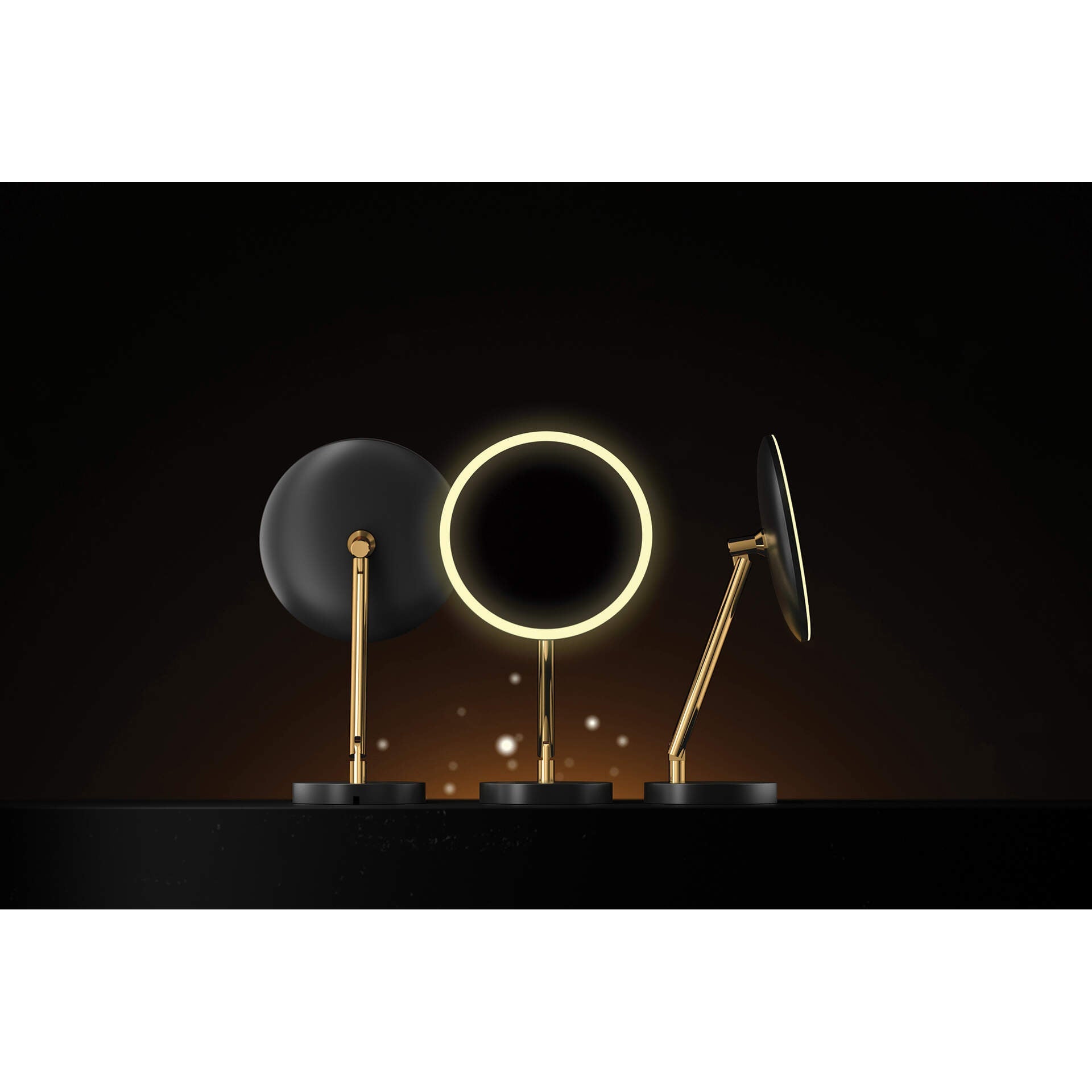 Lusterko kosmetyczne stojące - podświetlenie LED Deante Silia ADI_Z812 6