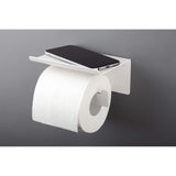 Uchwyt na papier toaletowy ścienny - z półką Deante Mokko ADM_A221 4