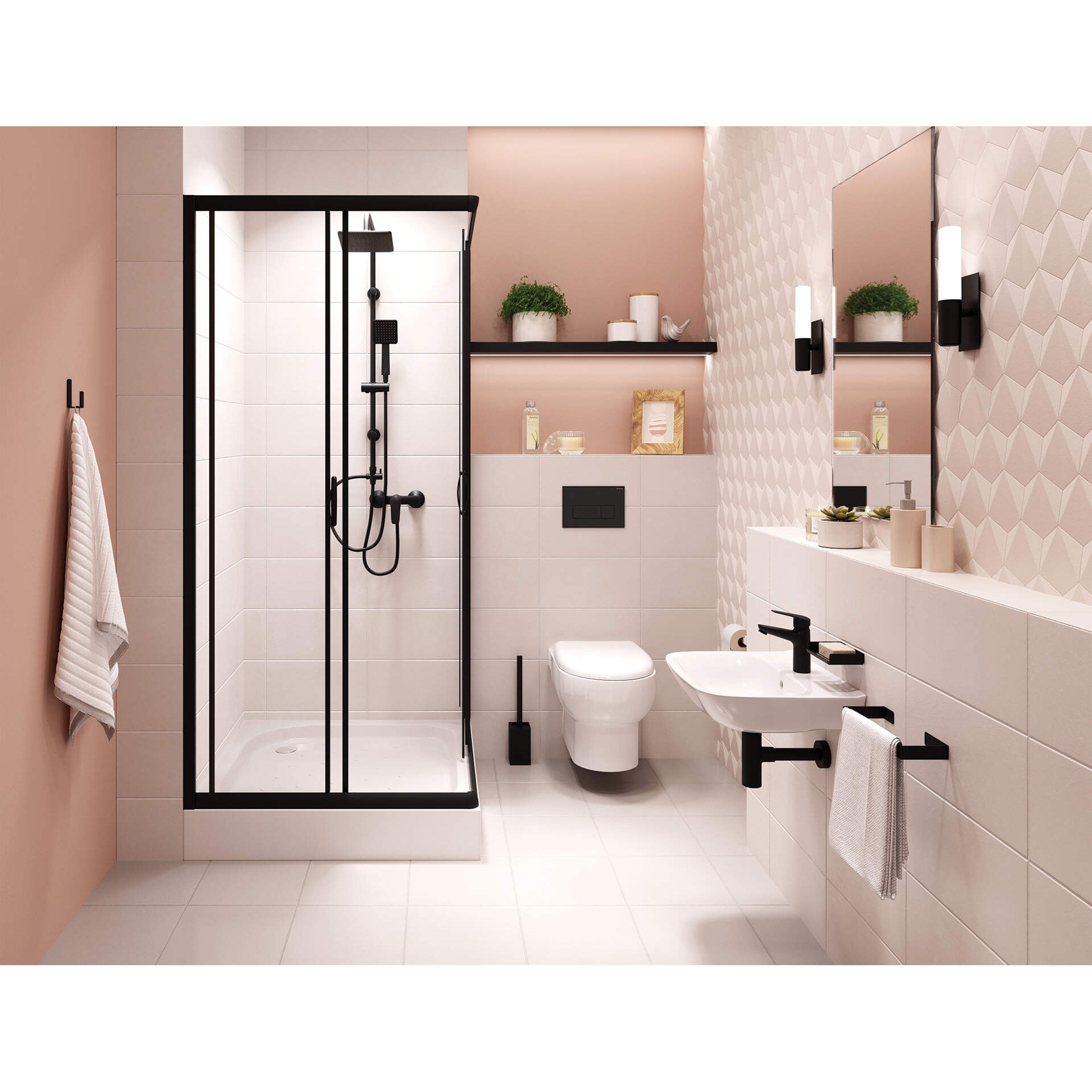 Umywalka ceramiczna wisząca Deante Avis CDA_6U4W 7