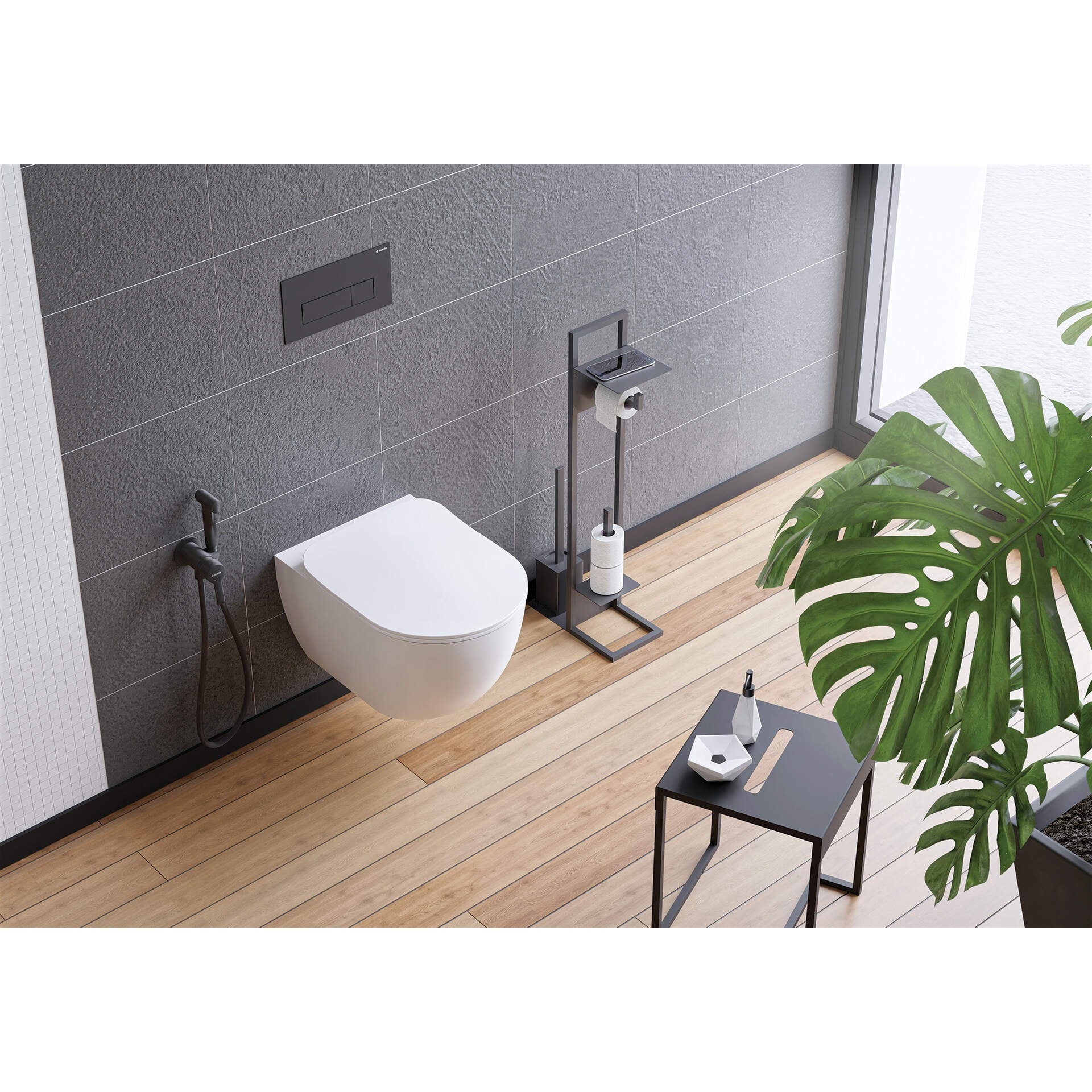 Miska WC z deską bezkołnierzowa Deante Peonia Zero CDED6ZPW 11