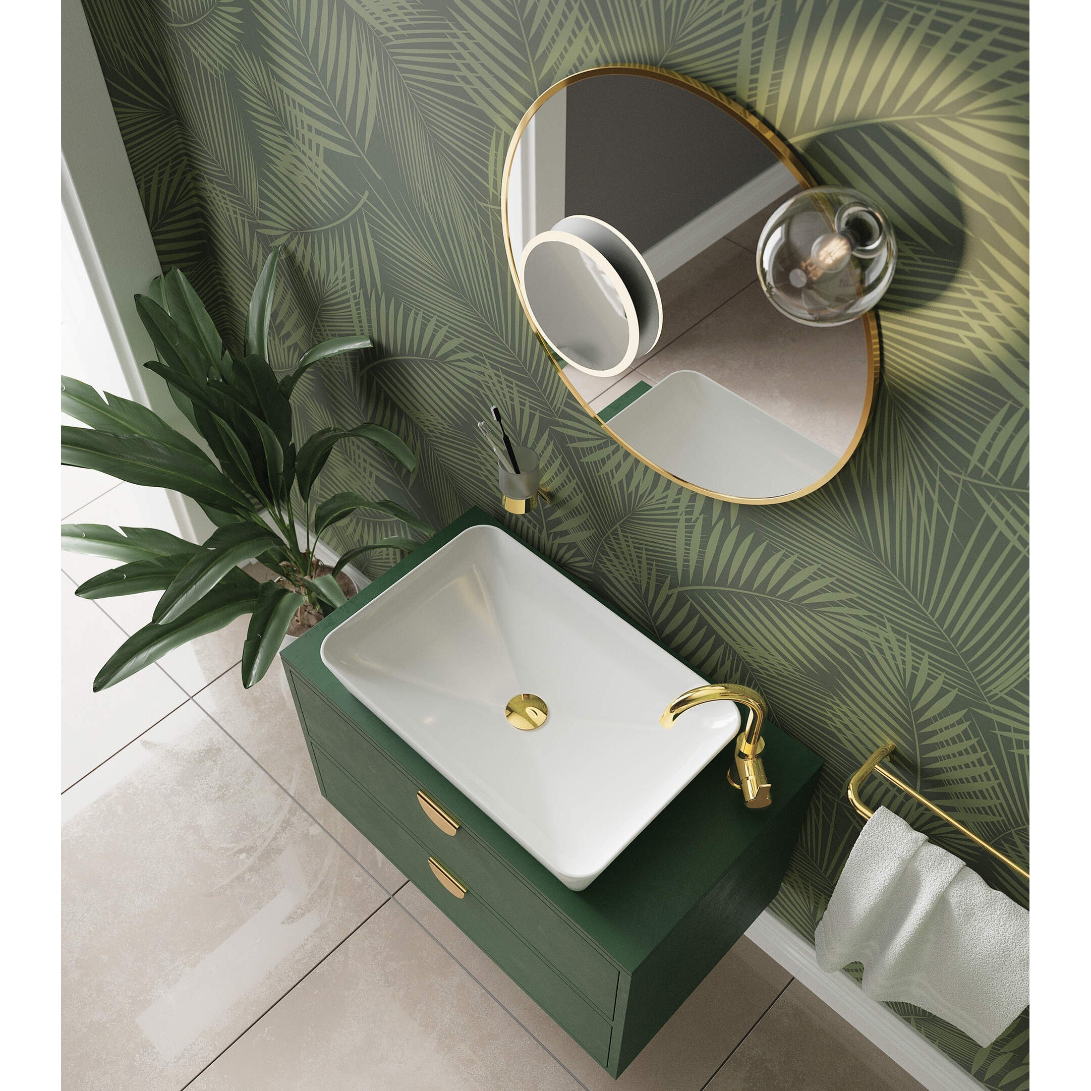 Wieszak na ręcznik podwójny - ścienny Deante Silia ADI_Z631 3