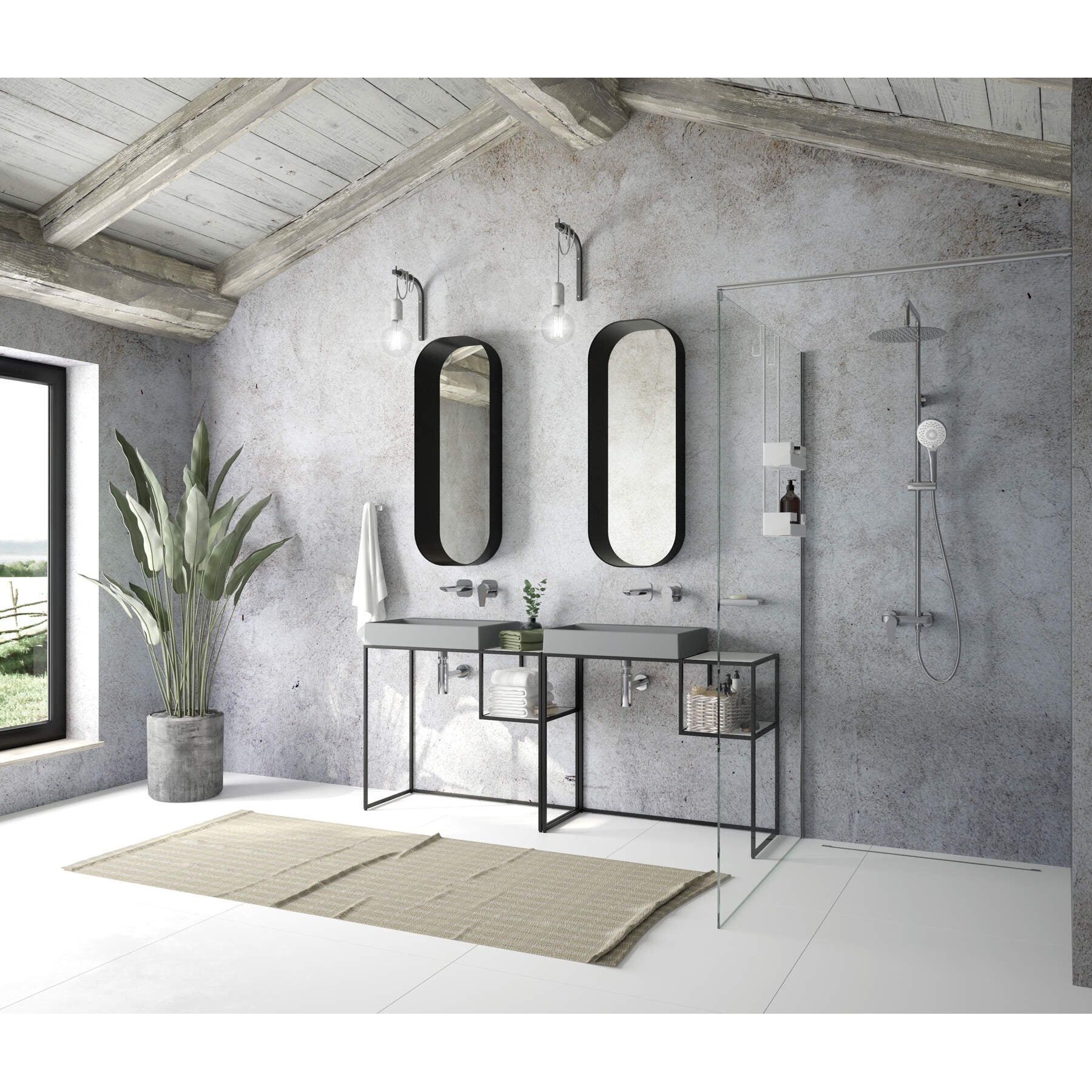 Kabina prysznicowa walk-in 110 cm Deante Abelia KTA_032P 16