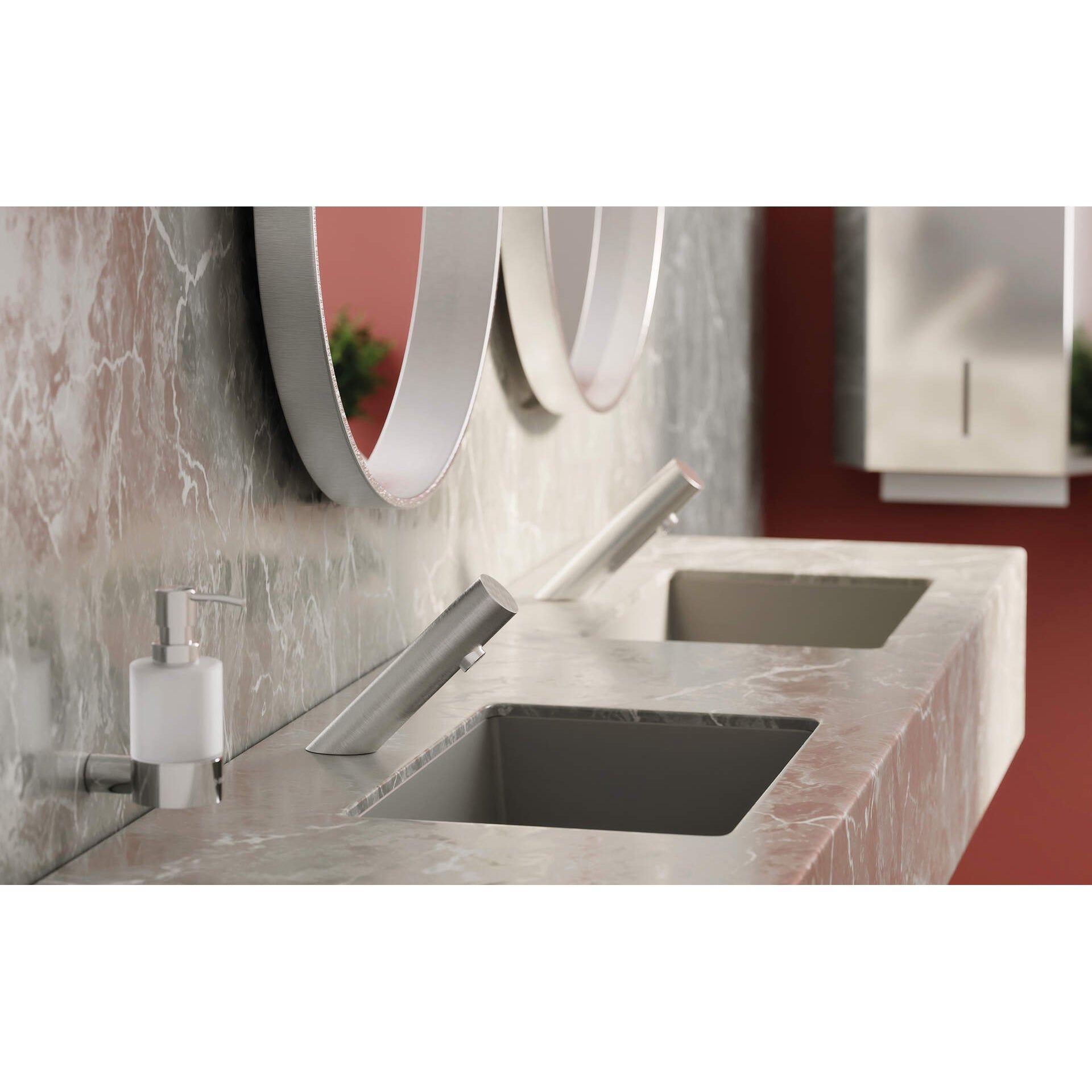 Bateria umywalkowa bezdotykowa bez regulacji temperatury - 4xAA Deante Sense BQR_F28R 3