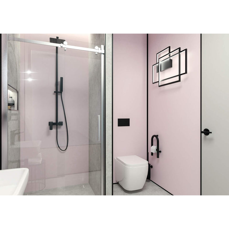 Drzwi prysznicowe wnękowe 140 cm - przesuwne Deante Hiacynt KQH_014P 7