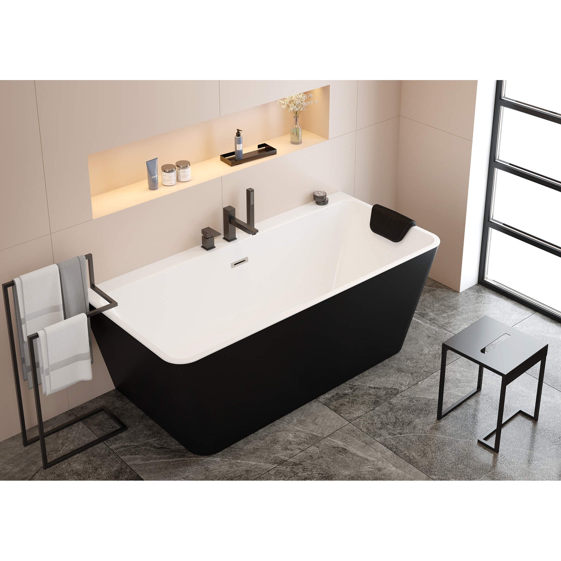 Taboret - stolik łazienkowy Deante Mokko ADM_N51T 11