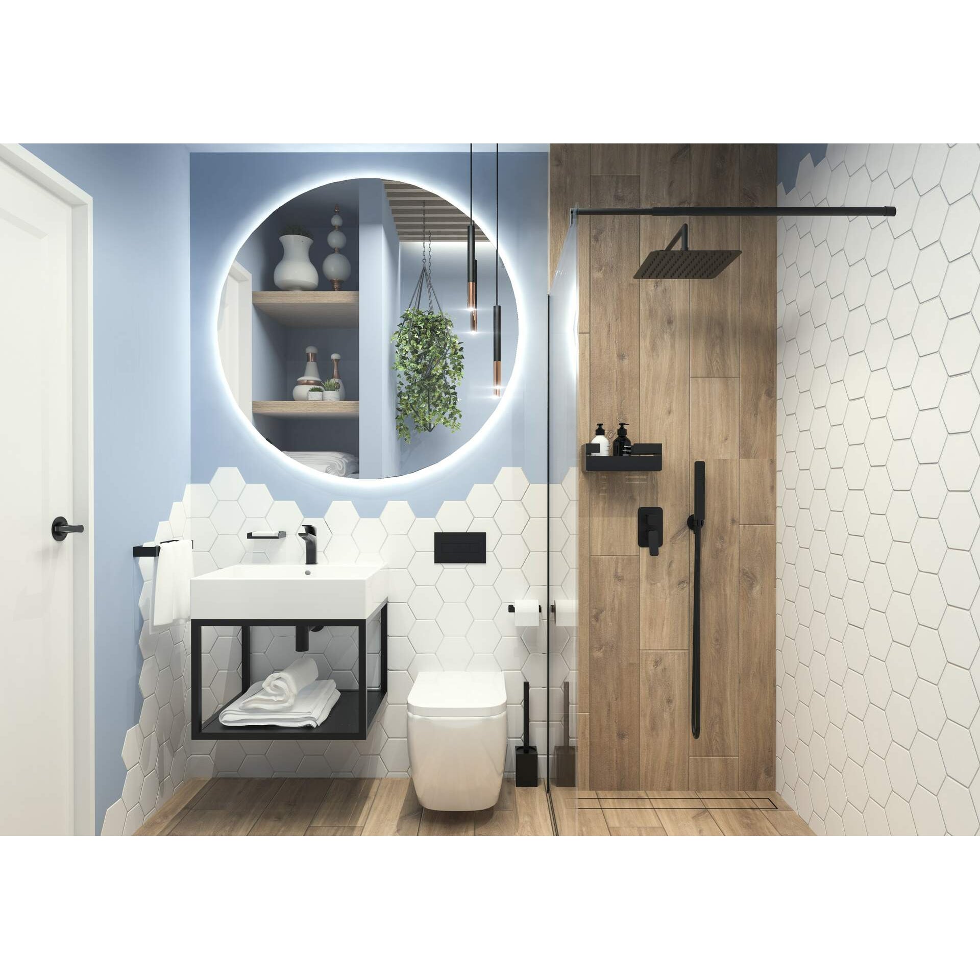 Szczotka WC wolnostojąca Deante Mokko ADM_N712 4