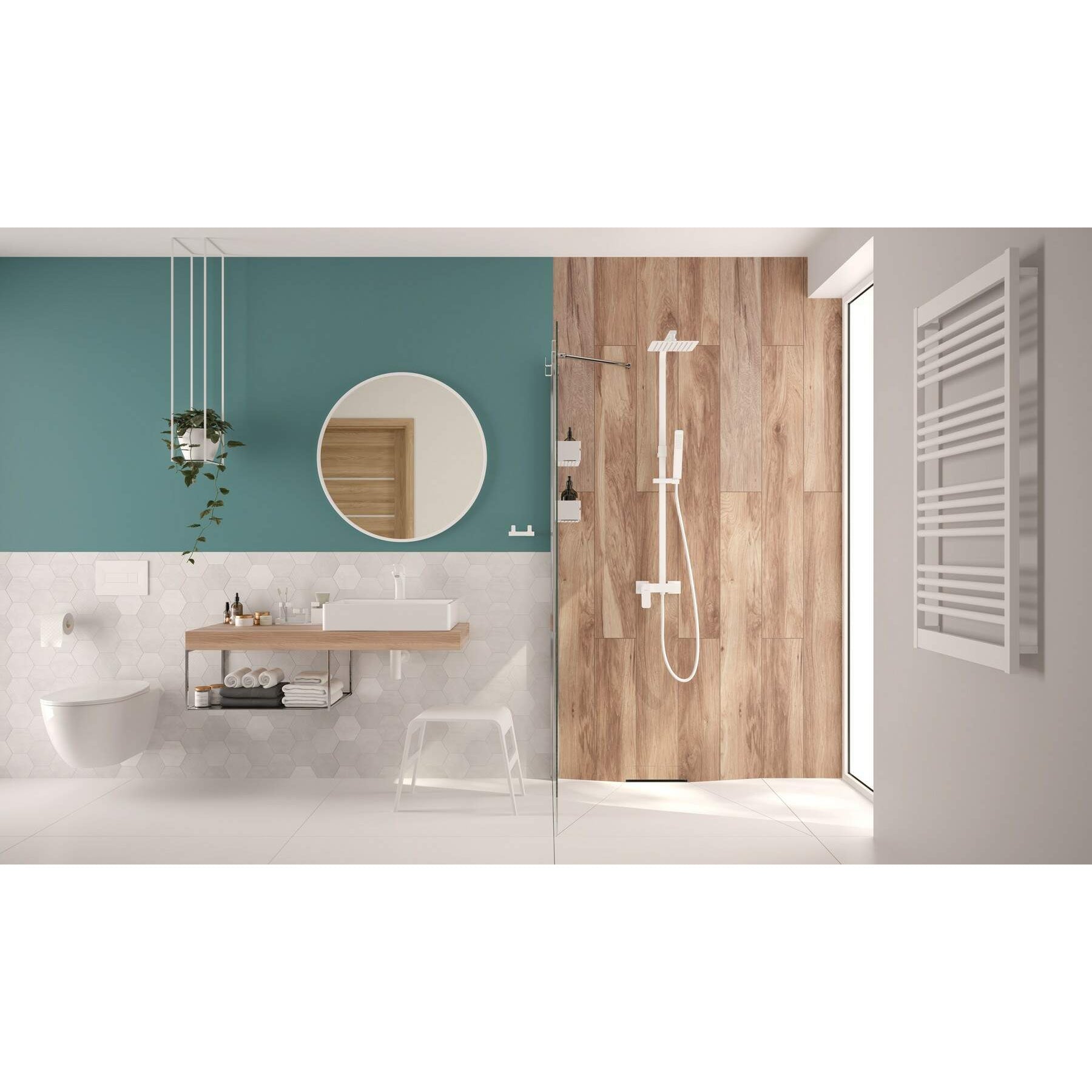 Miska WC wisząca bezkołnierzowa Deante Peonia Zero CDE_6ZPW 5