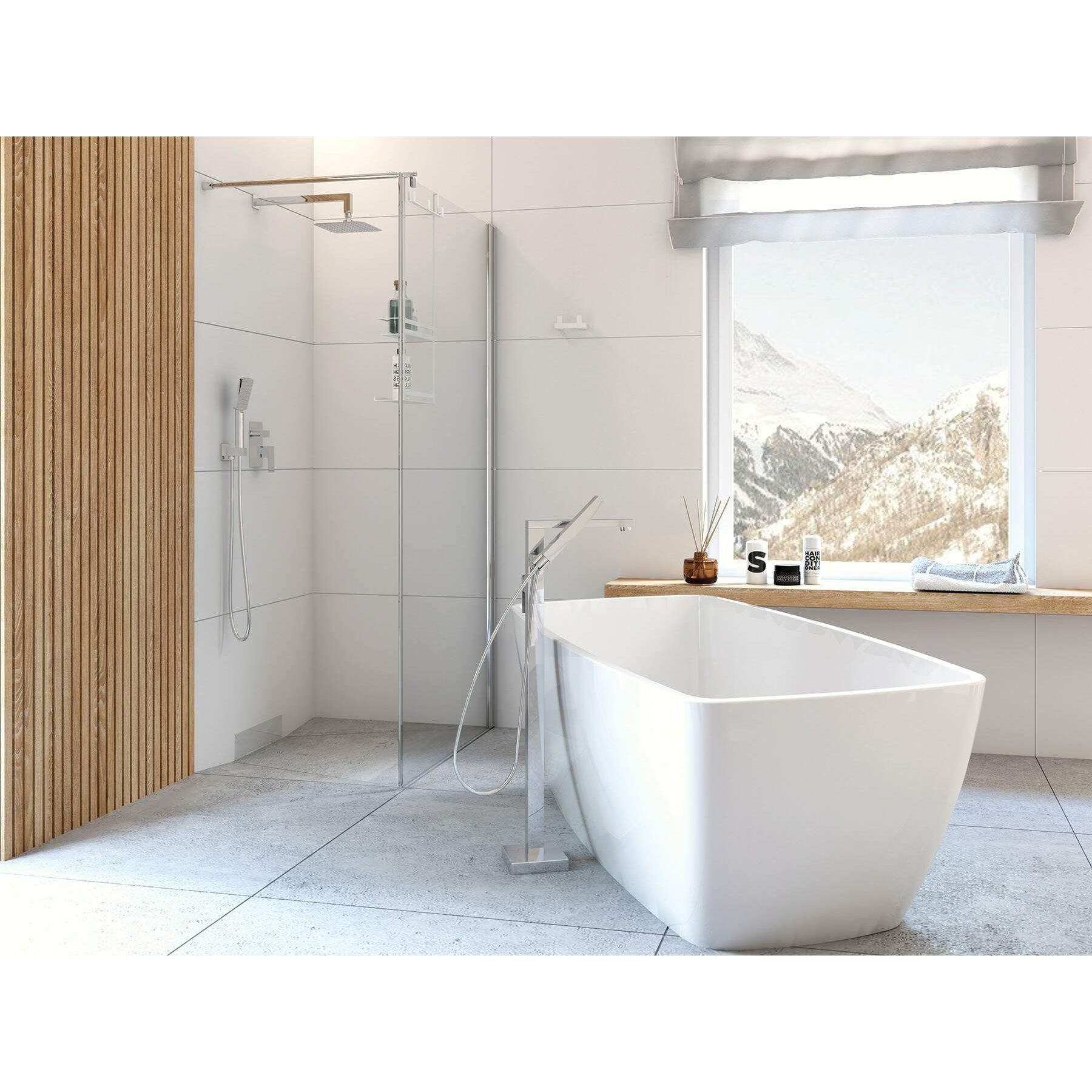 Ścianka prysznicowa / walk-in systemu Kerria Plus 80 cm Deante Kerria Plus KTS_038P 3