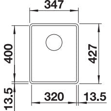 Zlewozmywak BLANCO Subline 320-F Silgranit Puradur