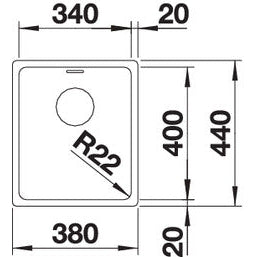 Zlewozmywak BLANCO Andano 340-U