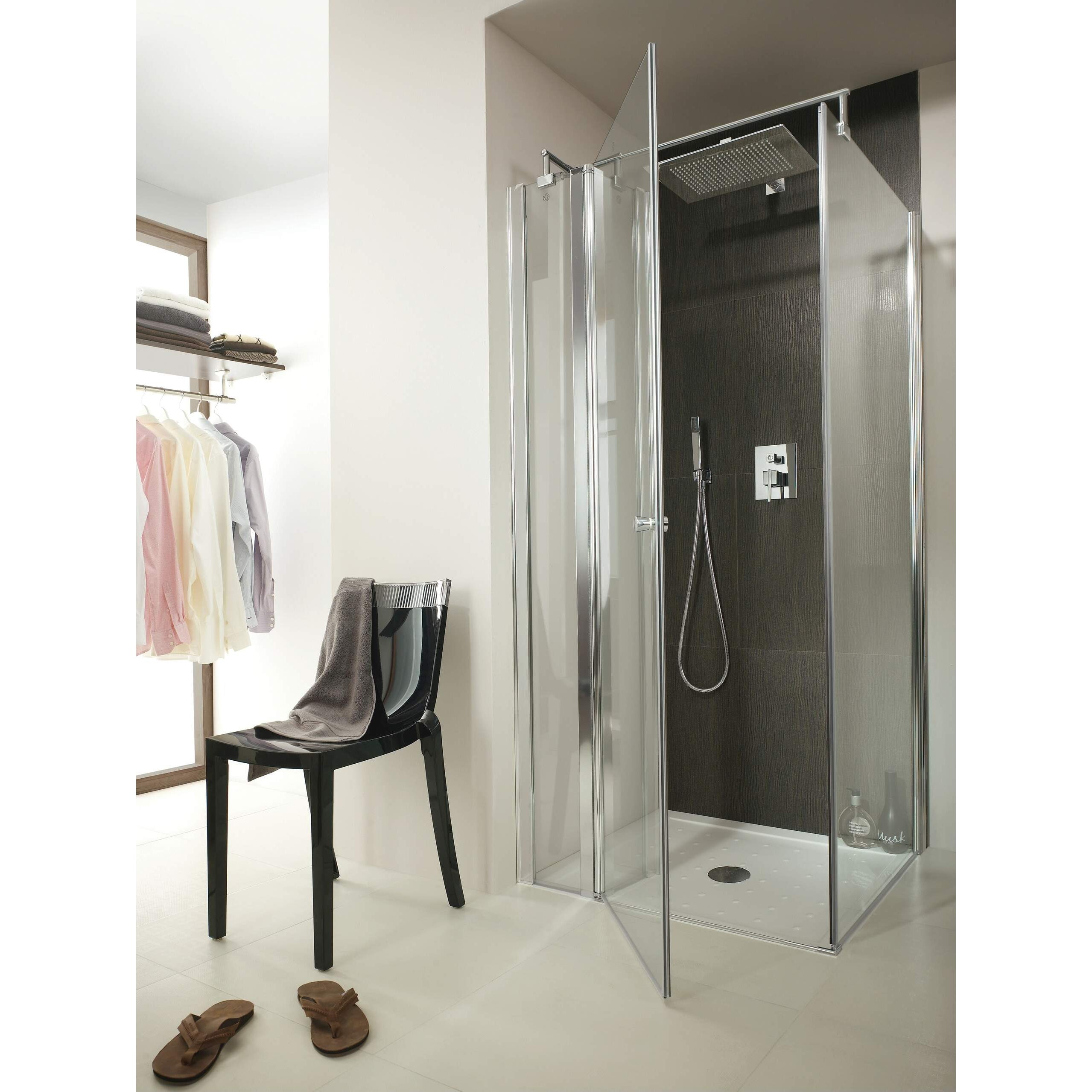 Kabina prysznicowa kwadratowa 90 cm Deante Cubic KTI_043P 5