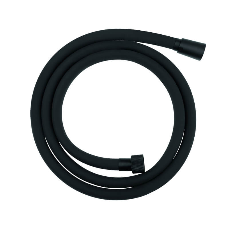 Pretto - wąż natryskowy silikonowy, czarny 1500 mm