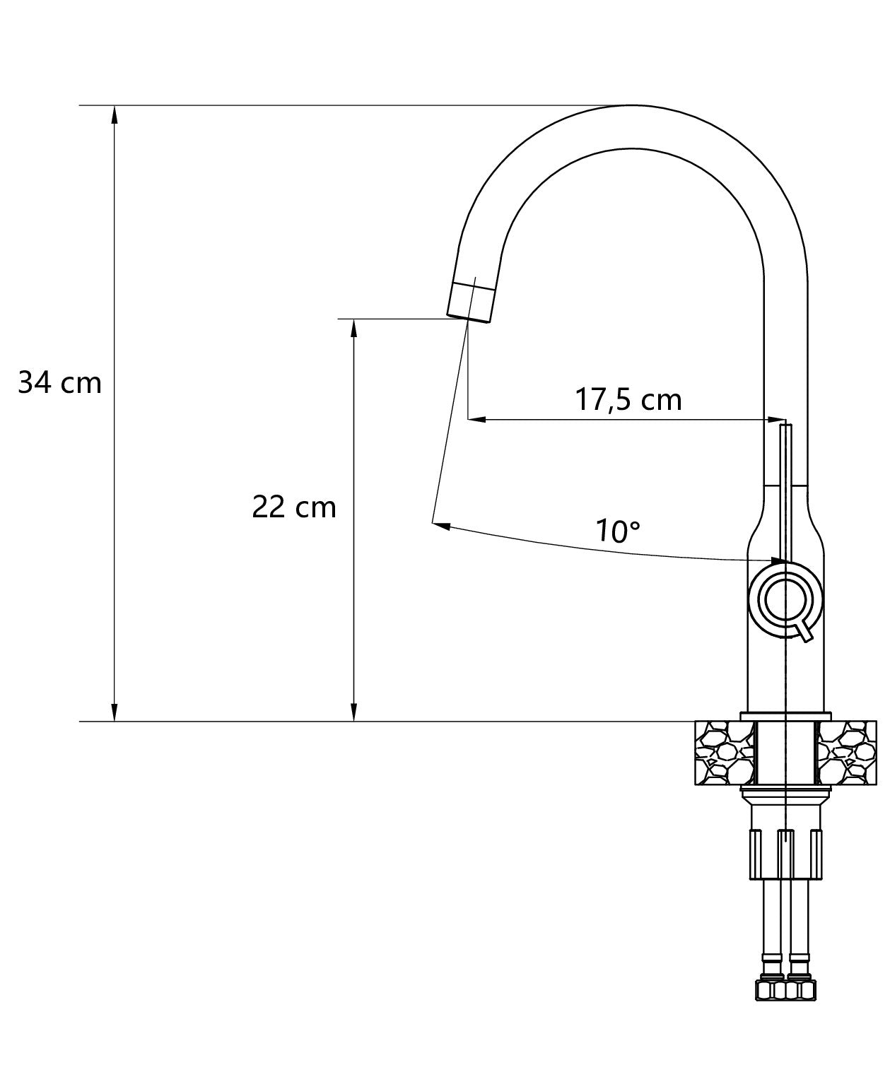 Bateria kuchenna Quadron INGRID Q LINE SteelQ kolor snow white biała logo czarne