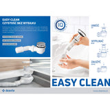 Korek do umywalki czyszczony od góry z syfonem Deante Easy-Clean NHC_010C 3