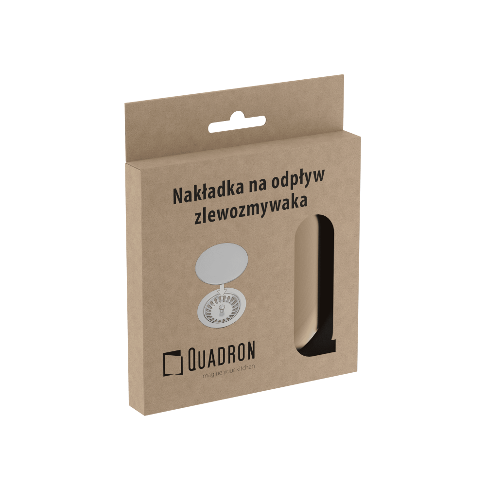 Nakładka Quadron do odpływu miedziany nano PVD