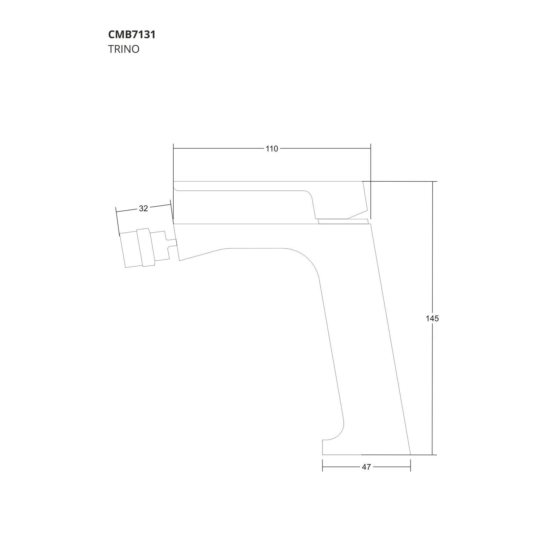 Bateria bidetowa Corsan CMB7131 Trino