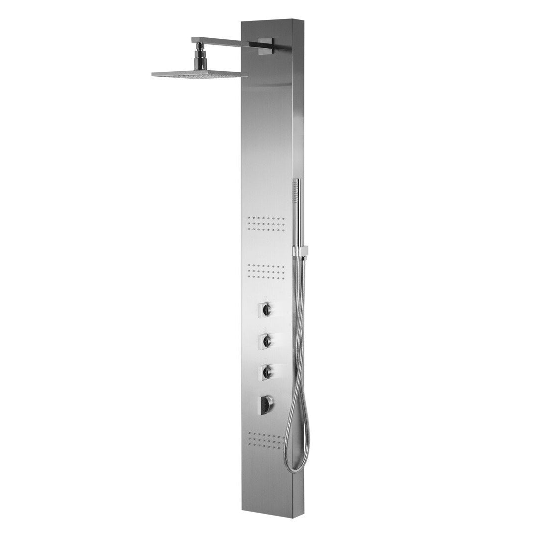 Panel prysznicowy Corsan Neo S060 z opcją wylewki