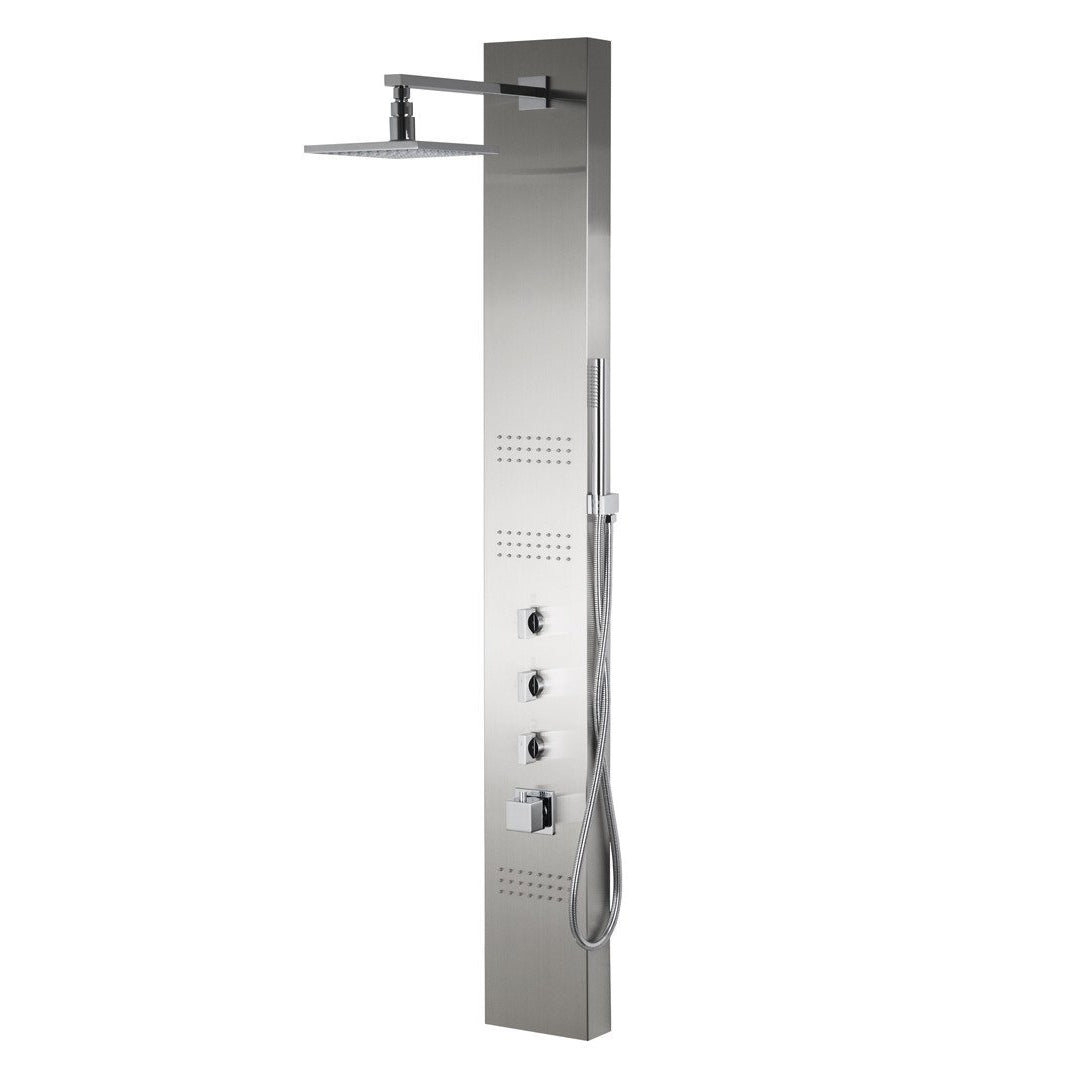 Panel prysznicowy Corsan Neo S060 z termostatem z opcją wylewki